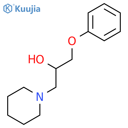 1-phenoxy-3-piperidin-1-ylpropan-2-ol structure