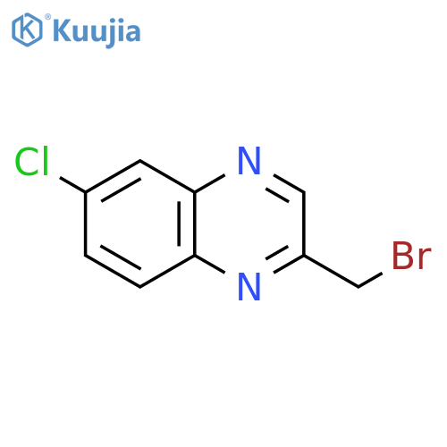 2-(bromomethyl)-6-chloroquinoxaline structure