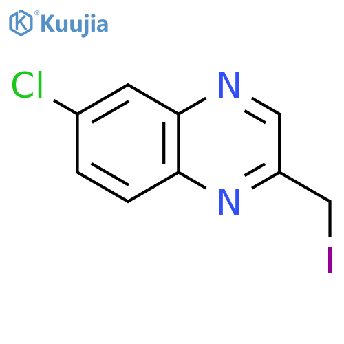 6-Chloro-2-(iodomethyl)quinoxaline structure