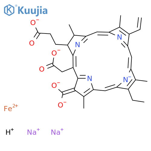 Sodium iron chlorophyllin structure
