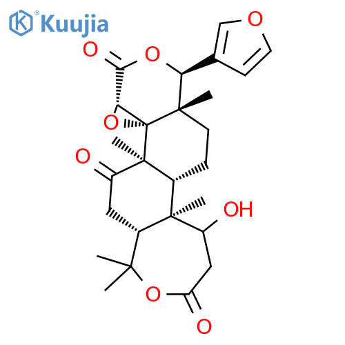 Oxireno[4,4a]-2-benzopyrano[6,5-g][2]benzoxepin-3,5,9(3aH,4bH,6H)-trione,1-(3-furanyl)decahydro-11-hydroxy-4b,7,7,11a,13a-pentamethyl-,(1S,3aS,4aR,4bR,6aR,11S,11aR,11bR,13aS)- structure