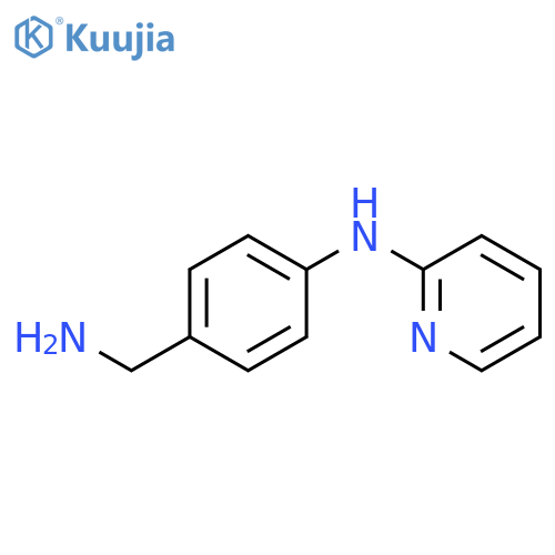 N-4-(aminomethyl)phenylpyridin-2-amine structure