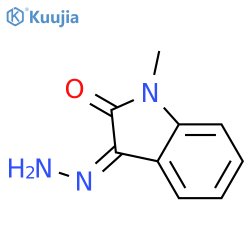 3-hydrazinylidene-1-methyl-2,3-dihydro-1H-indol-2-one structure