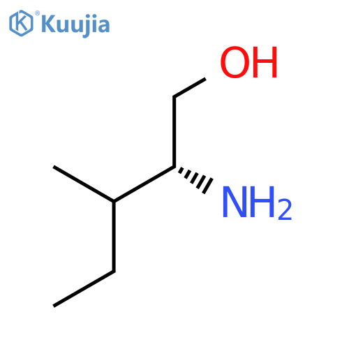 1-Pentanol, 2-amino-3-methyl-, (2R)- structure