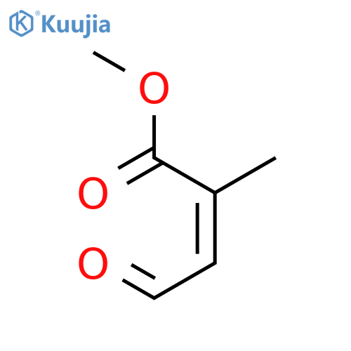 2-Butenoic acid, 2-methyl-4-oxo-, methyl ester, (Z)- (9CI) structure