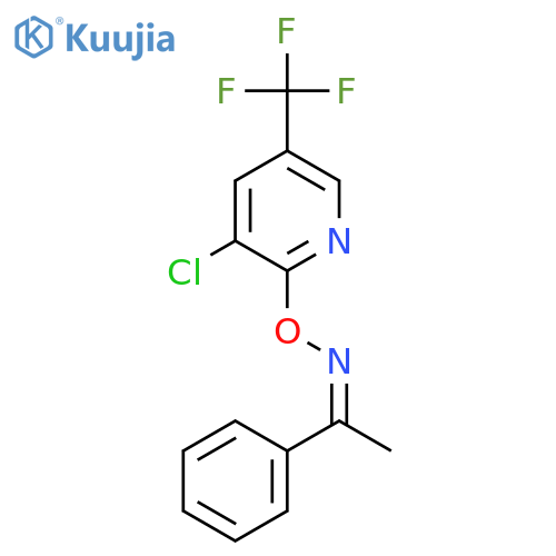 1-PHENYL-1-ETHANONE O-[3-CHLORO-5-(TRIFLUOROMETHYL)-2-PYRIDINYL]OXIME structure
