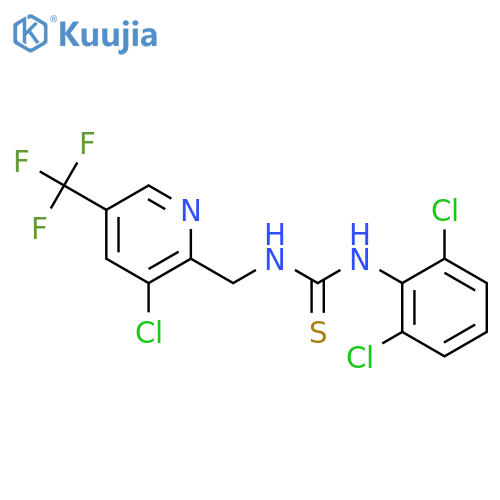 1-((3-Chloro-5-(trifluoromethyl)pyridin-2-yl)methyl)-3-(2,6-dichlorophenyl)thiourea structure