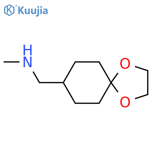 [1,4-Dioxaspiro[4.5]decan-8-ylmethyl](methyl)amine structure