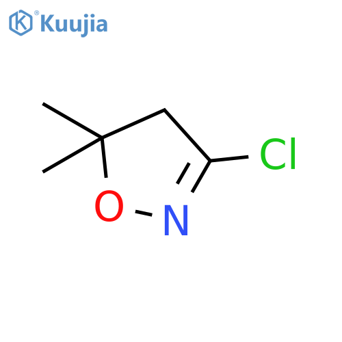3-chloro-5,5-dimethyl-4H-isoxazole structure