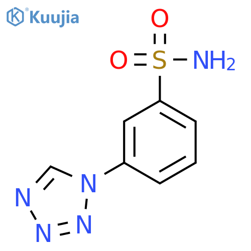 3-(1H-1,2,3,4-tetrazol-1-yl)benzene-1-sulfonamide structure