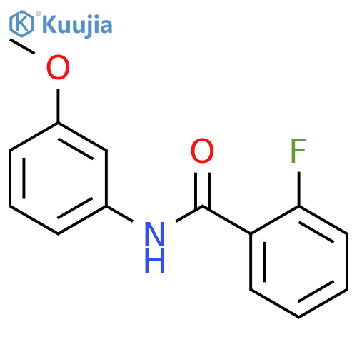2-fluoro-N-(3-methoxyphenyl)benzamide structure