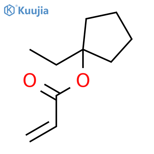 2-Propenoic acid, 1-ethylcyclopentyl ester structure
