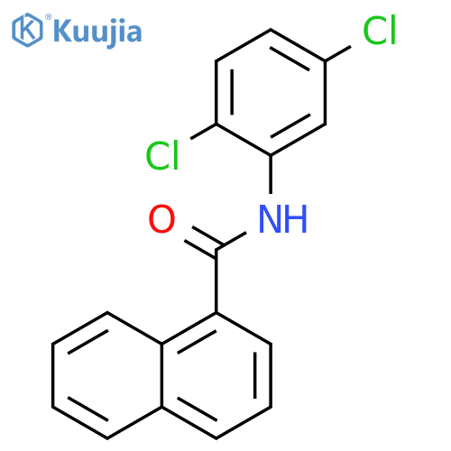 N-(2,5-dichlorophenyl)naphthalene-1-carboxamide structure