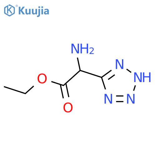 ethyl 2-amino-2-(2H-1,2,3,4-tetrazol-5-yl)acetate structure