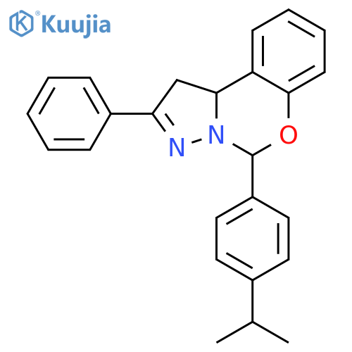 4-phenyl-7-4-(propan-2-yl)phenyl-8-oxa-5,6-diazatricyclo7.4.0.0^{2,6}trideca-1(9),4,10,12-tetraene structure
