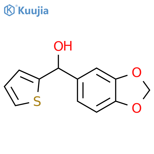 2H-1,3-BENZODIOXOL-5-YL(THIOPHEN-2-YL)METHANOL structure