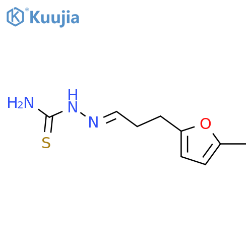(E)-3-(5-methylfuran-2-yl)propylideneaminothiourea structure
