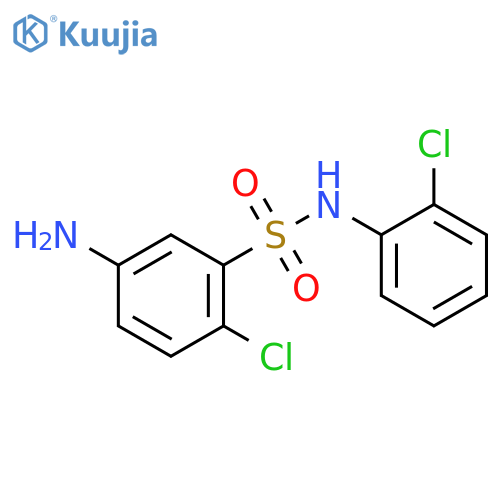 5-Amino-2-chloro-N-(2-chloro-phenyl)-benzenesulfonamide structure