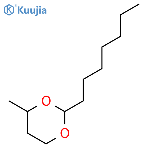 2-heptyl-4-methyl-1,3-dioxane structure