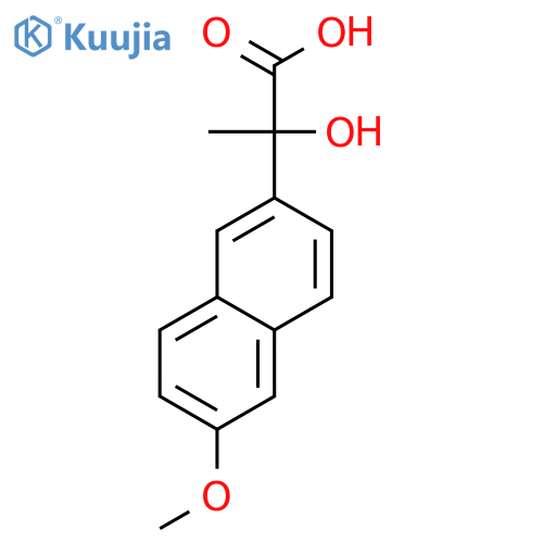 α-(6-Methoxy-2-naphthyl)lactic Acid structure
