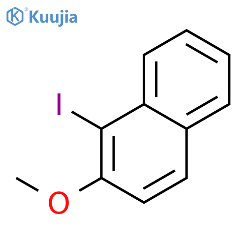 1-Iodo-2-methoxynaphthalene structure