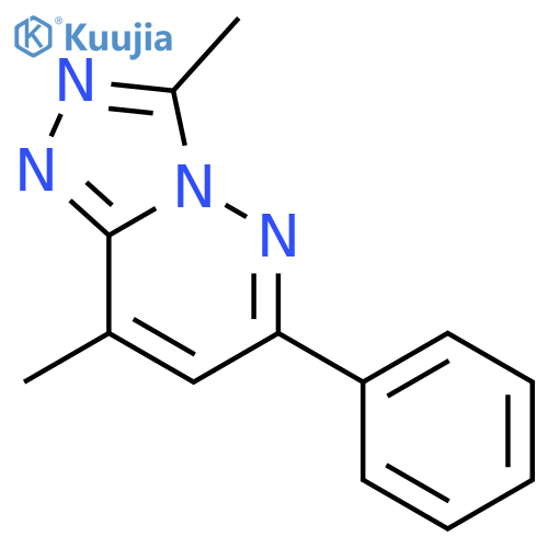 3,8-dimethyl-6-phenyl[1,2,4]triazolo[4,3-b]pyridazine structure