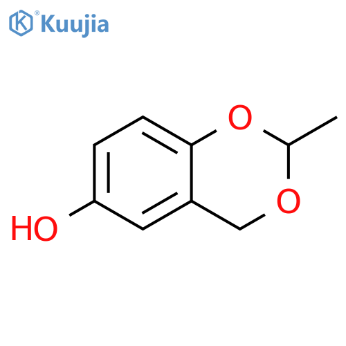 4H-1,3-Benzodioxin-6-ol,2-methyl- structure