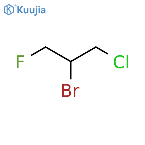 2-Bromo-1-chloro-3-fluoropropane structure