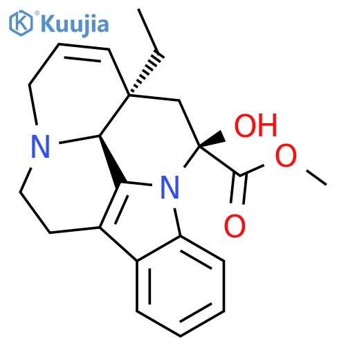 17,18-Dehydrovincamine structure