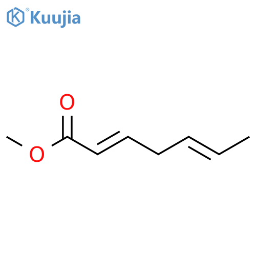 2,5-Heptadienoic acid,methyl ester, (E,Z)- (8CI,9CI) structure