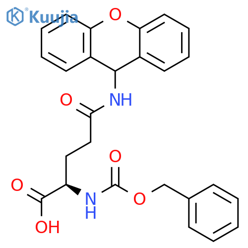 Z-D-GLN(XAN)-OH structure