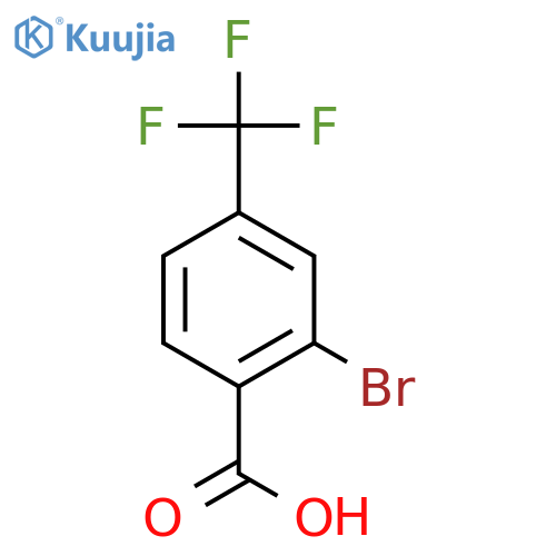 2-Bromo-4-(trifluoromethyl)benzoic acid structure