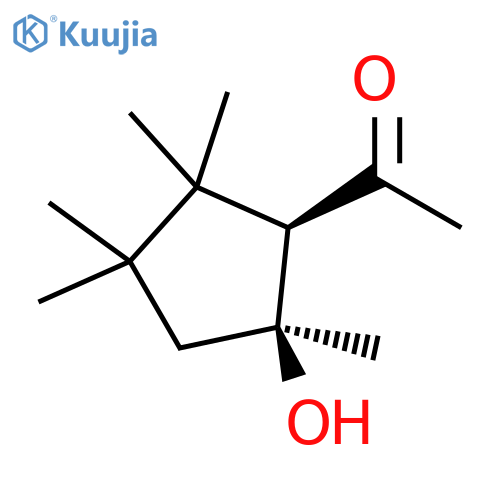 rel-1-(1R,5S)-5-Hydroxy-2,2,3,3,5-pentamethylcyclopentylethanone structure