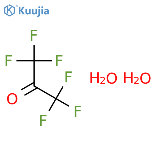 2-Propanone,1,1,1,3,3,3-hexafluoro-, hydrate (1:2) structure