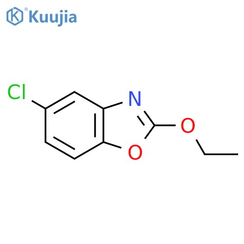 Benzoxazole, 5-chloro-2-ethoxy- structure