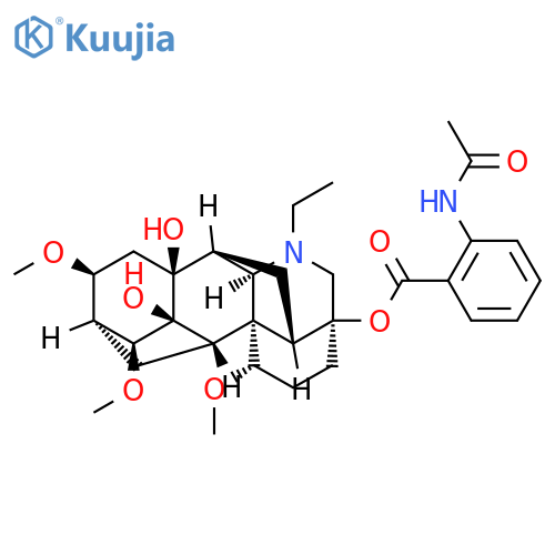Lappaconitine structure