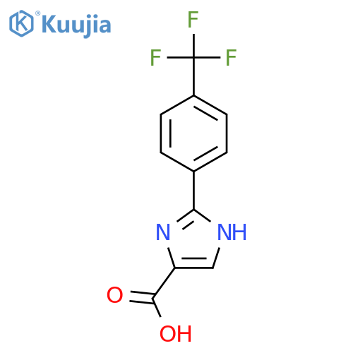 2-4-(Trifluoromethyl)phenyl-1H-imidazole-5-carboxylic Acid structure