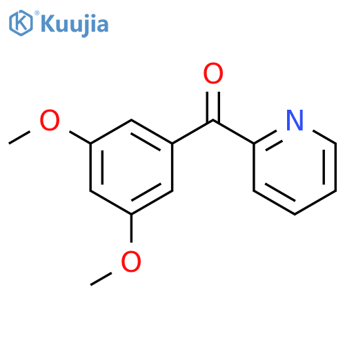 (3,5-dimethoxyphenyl)-pyridin-2-ylmethanone structure