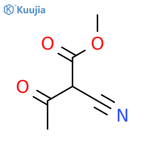 methyl 2-cyano-3-oxobutanoate structure