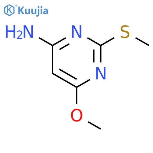6-Amino-4-methoxy-2-methylthiouracil structure