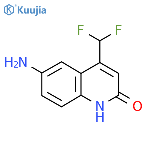 6-Amino-4-(difluoromethyl)quinolin-2(1H)-one structure