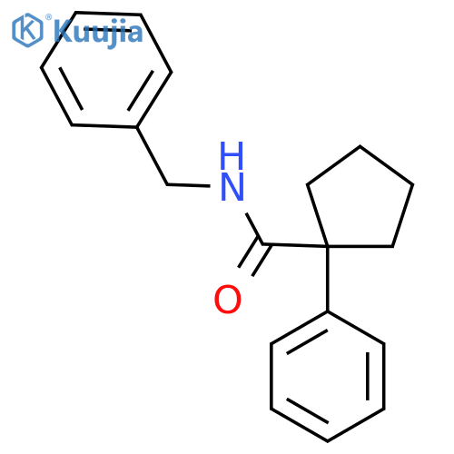 N-Benzyl-1-phenylcyclopentane-1-carboxamide structure