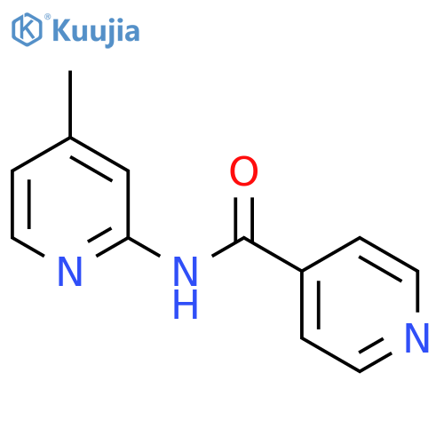 N-(4-Methyl-pyridin-2-yl)-isonicotinamide structure