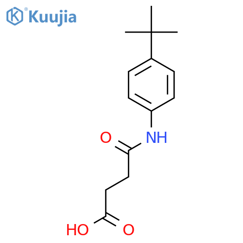 3-[(4-Tert-butylphenyl)carbamoyl]propanoic Acid structure