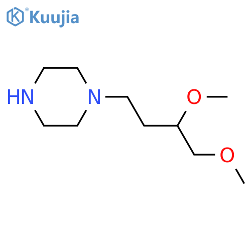 1-(3,4-dimethoxybutyl)piperazine structure