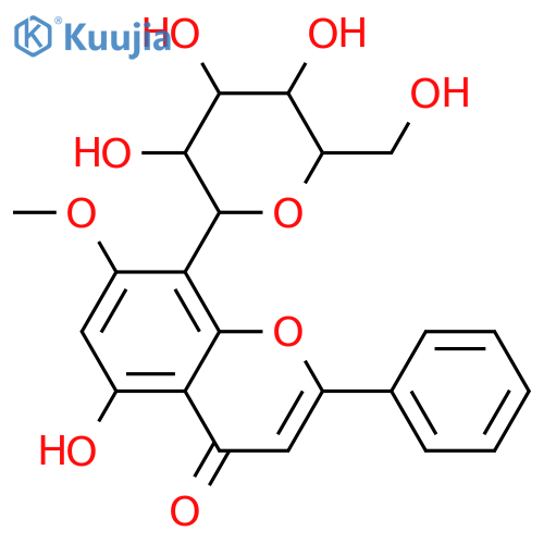 8-C-β-D-Glucopyranosyl-5,7-dihydroxyflavone; 7-Me ether structure