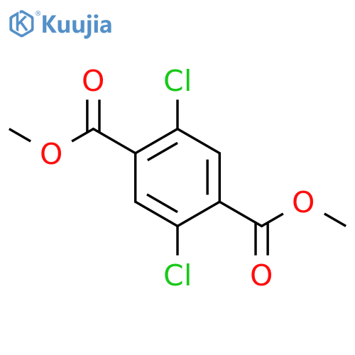 1,4-dimethyl 2,5-dichlorobenzene-1,4-dicarboxylate structure