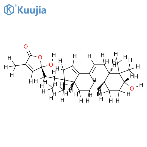 7,14,24-mariessatrien-26,23-olide-3alpha,23-diol structure