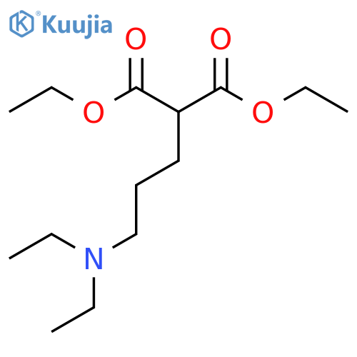 Diethyl (3-diethylaminopropyl)-malonate structure