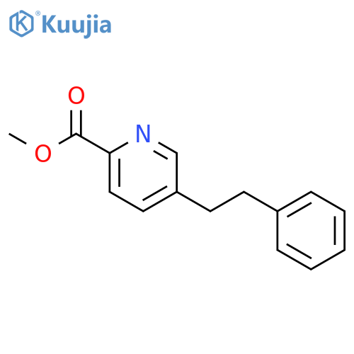 Methyl 5-phenethylpicolinate structure